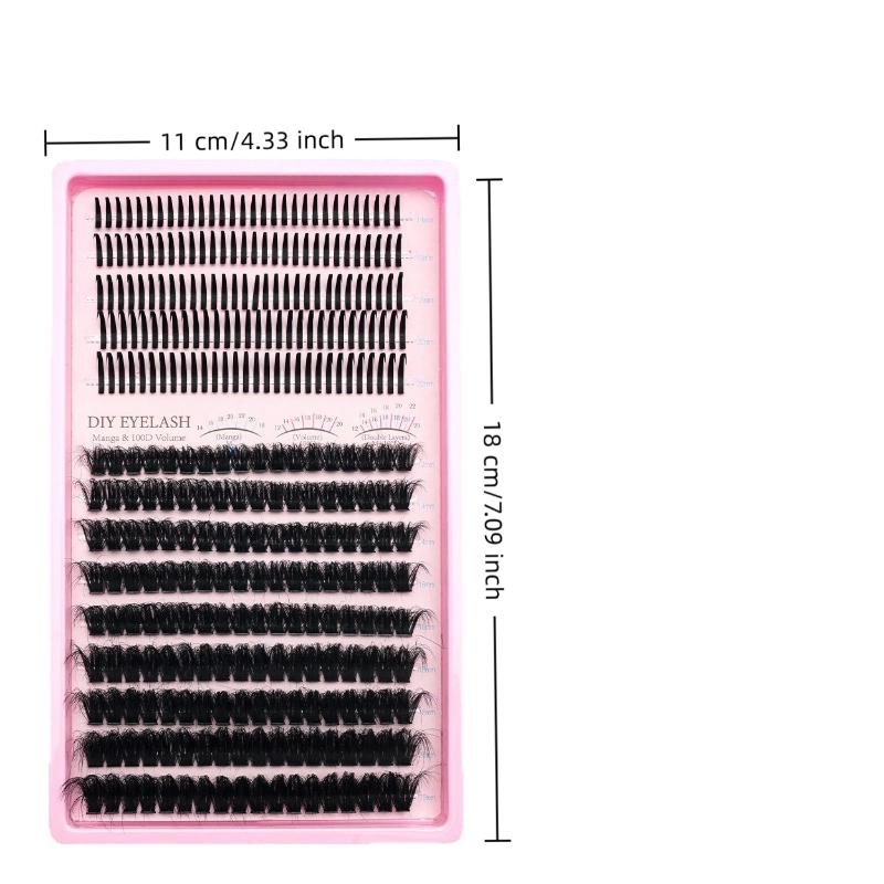 Eyelash Extension Volume - Volume Lash Clusters Mink Wispy Spiky