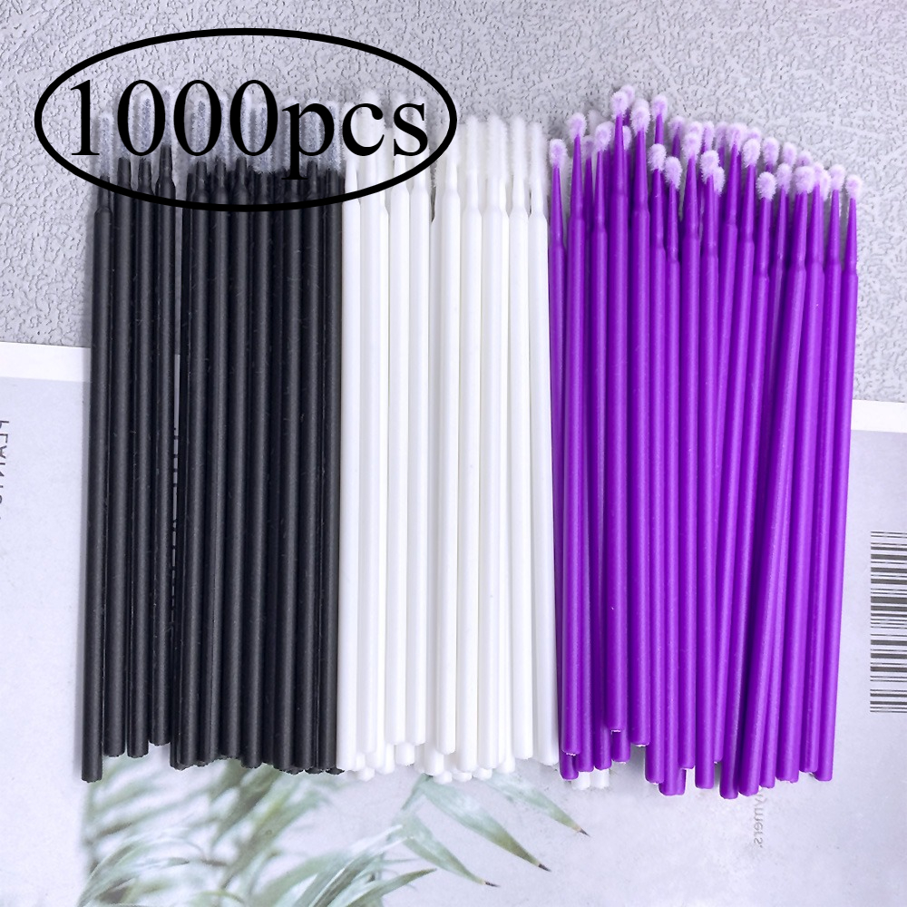 Eyelash Extension Glue Remover - 1000pcs/lot Eyelash Extension Cleaning Swabs Lash