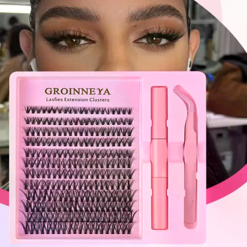 Eyelash Extension Volume - Single Cluster DIY Lash Extension Kit