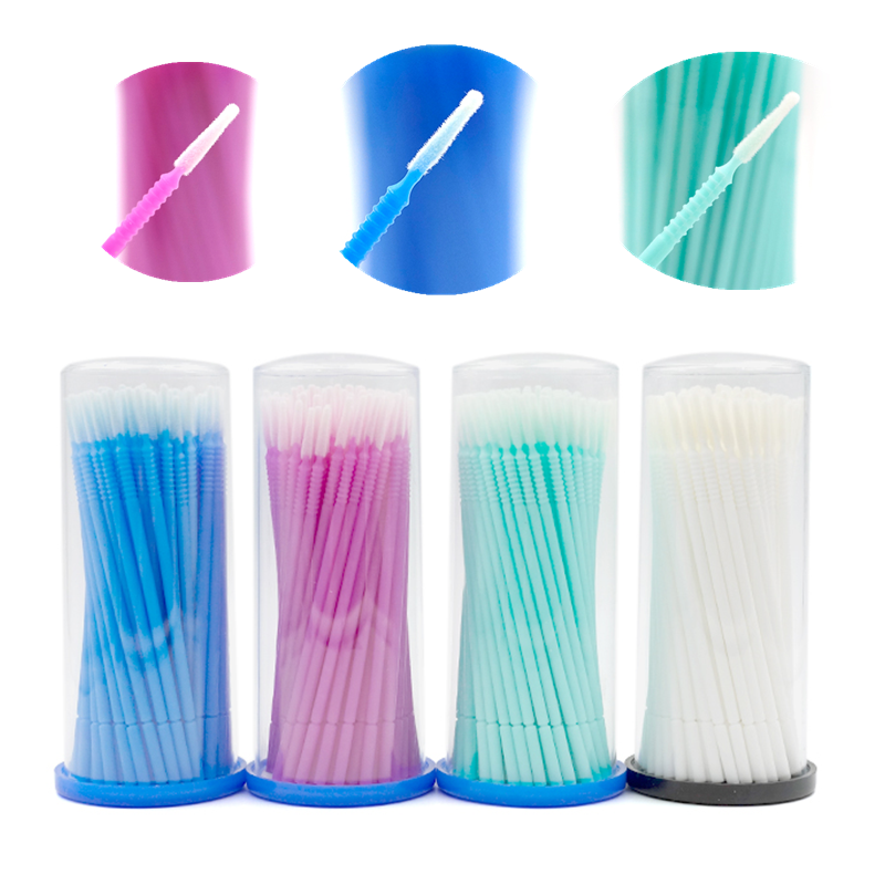 Eyelash Extension Glue Remover - 100PCS Eyelash Extension Cleaning Swabs Lash