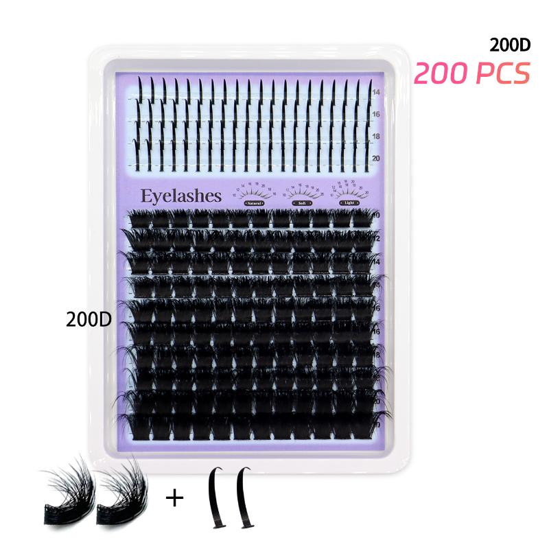 Eyelash Extension Individual - Spiky Lashes Extension Thick Individual Cluster