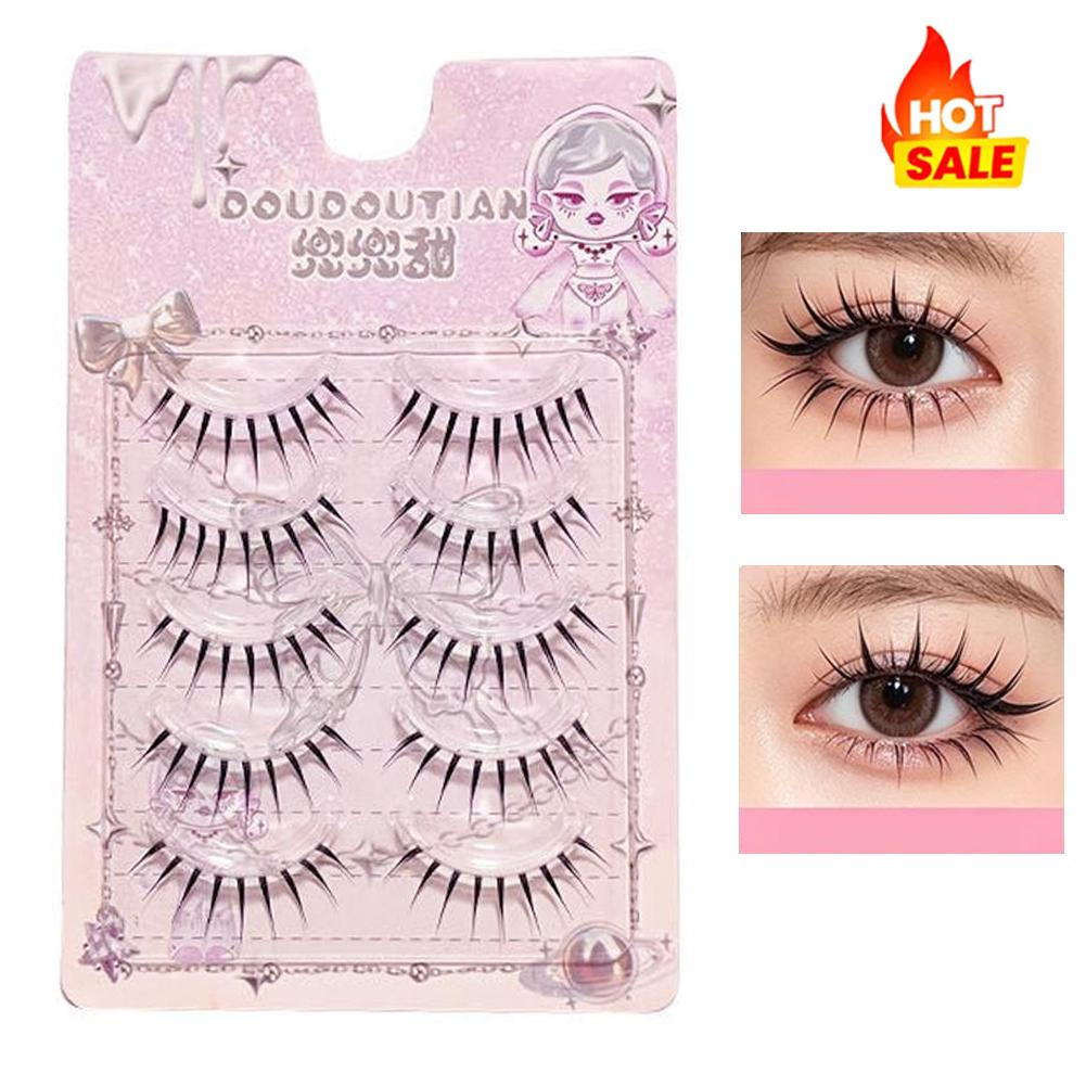 5 Pairs Natural False Eyelashe - Eyelash Extension Japanese Style ulasan dan harga