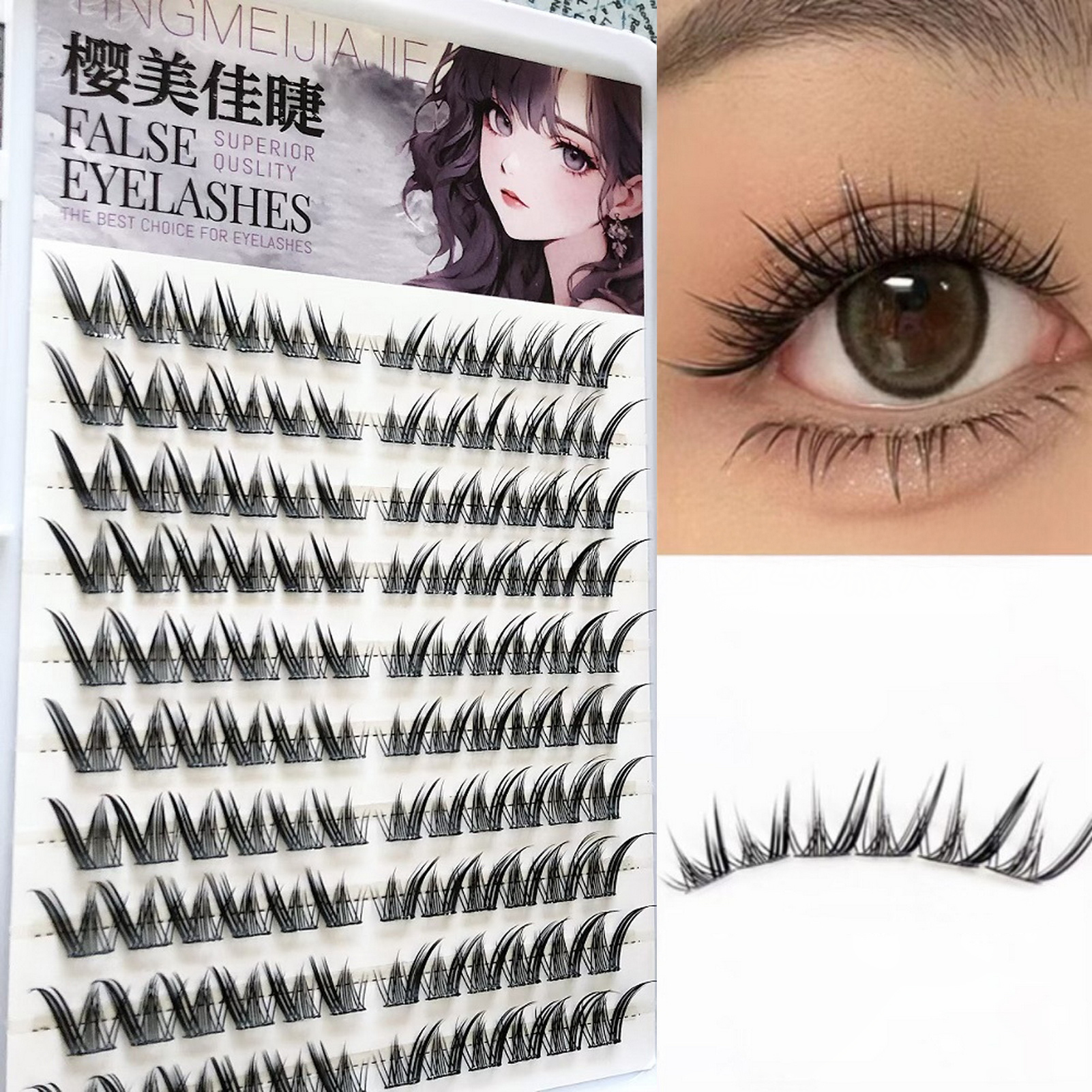 Natural Curling Foxes Style Fa - Eyelash Extension Fox Eye ulasan dan harga