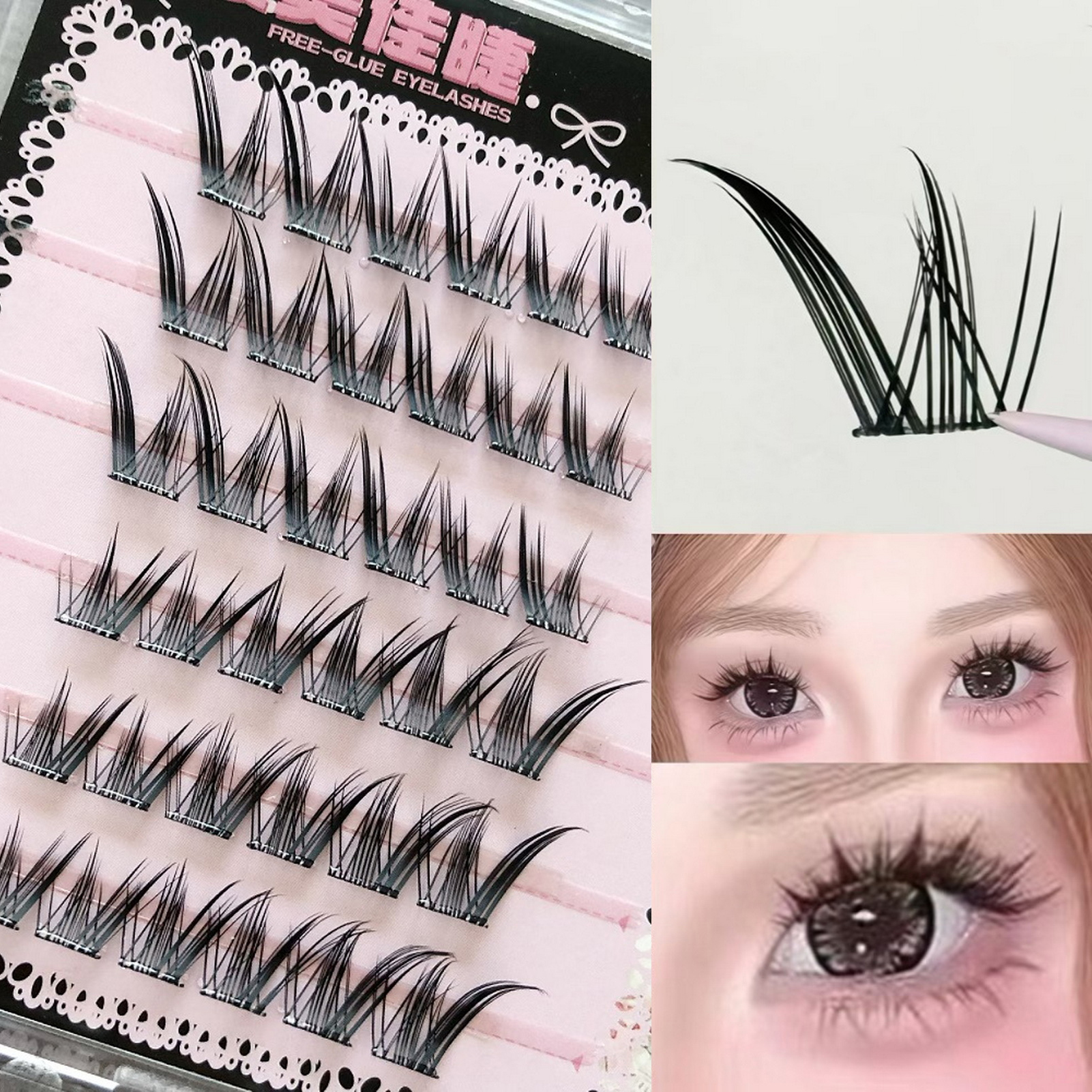 Natural Curling Foxes Style Fa - Eyelash Extension Fox Eye ulasan dan harga
