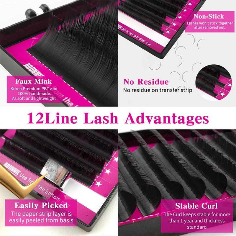 Eyelash Extension Individual M - Eyelash Extension Volume ulasan dan harga