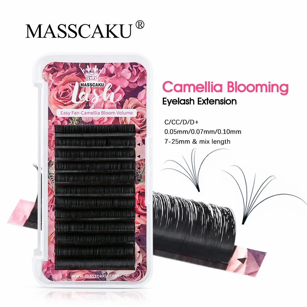MASSCAKU Easy Fanning Volume M - Eyelash Extension Human Hair ulasan dan harga
