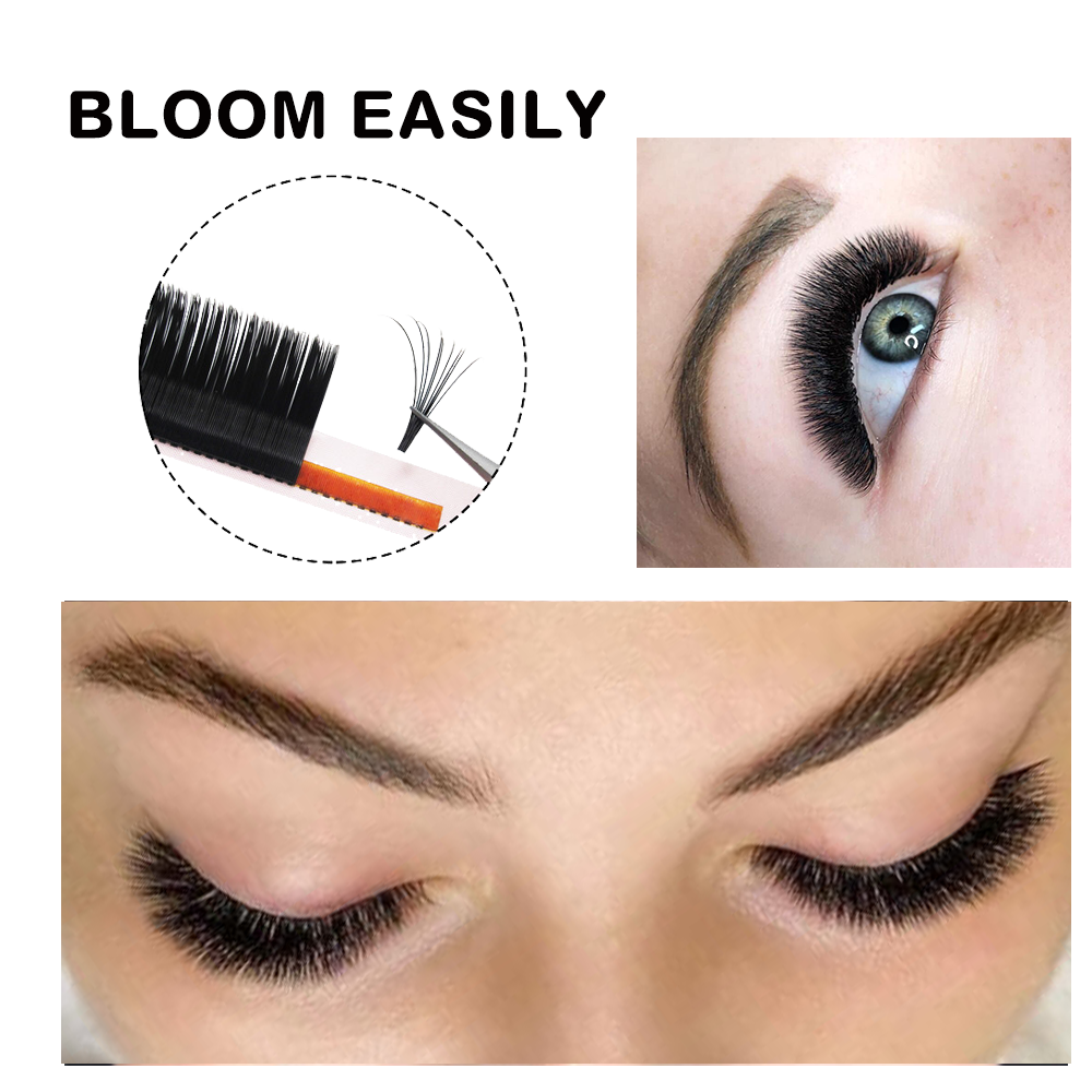 MASSCAKU Easy Fanning Volume M - Eyelash Extension Human Hair ulasan dan harga