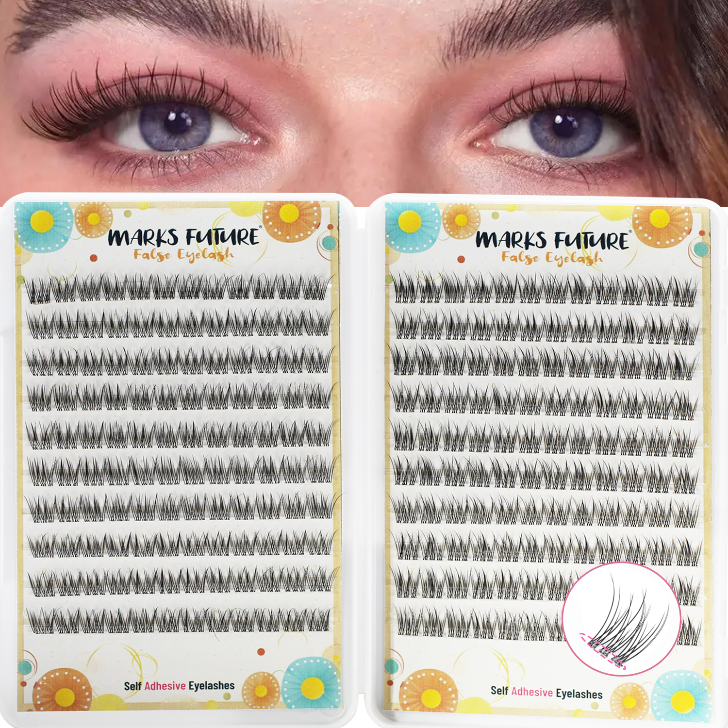 Self-Adhesive Mermaid False Ey - Eyelash Extension Japanese Style ulasan dan harga