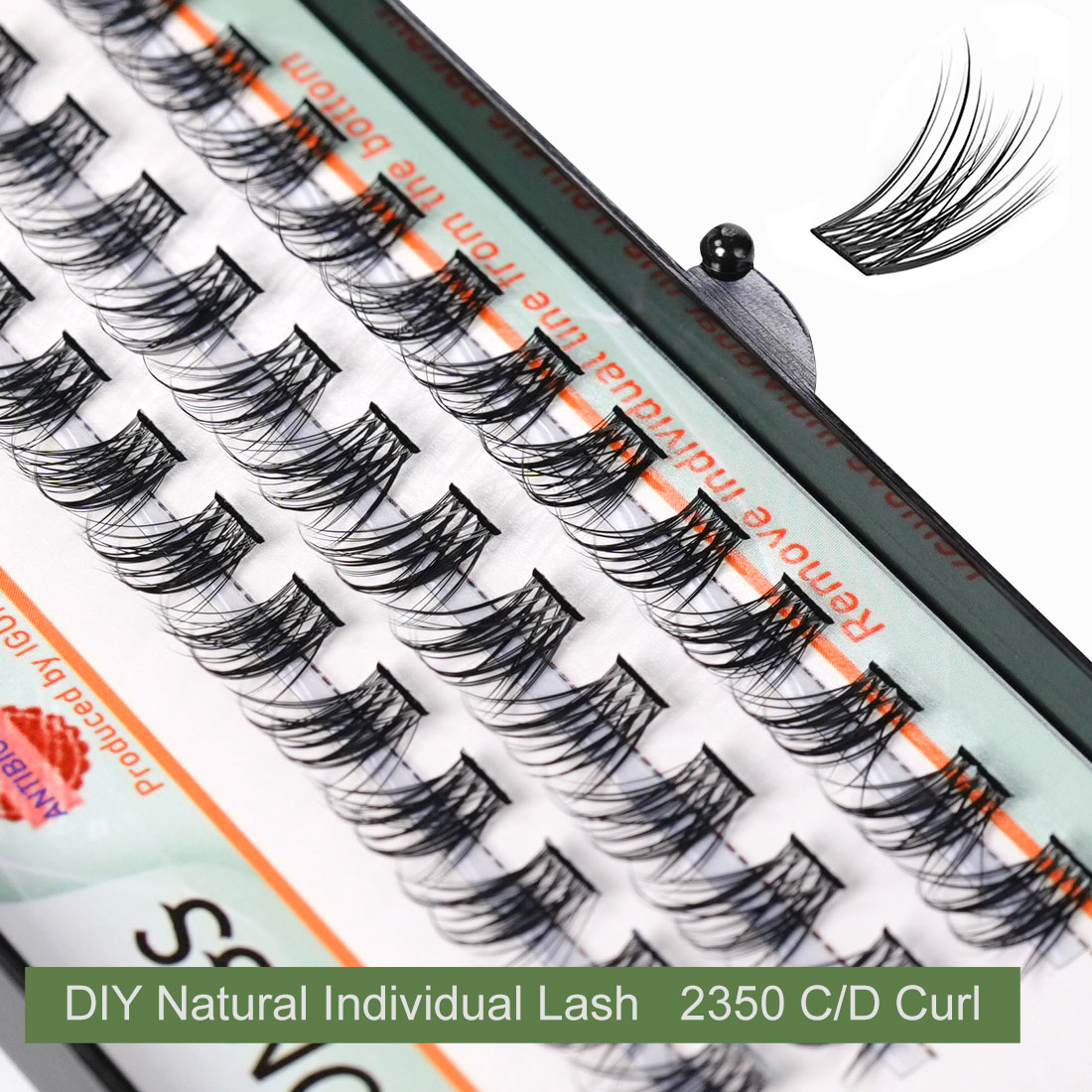 IGUIONSS OEM ODM Segmented Eye - Eyelash Extension Human Hair ulasan dan harga