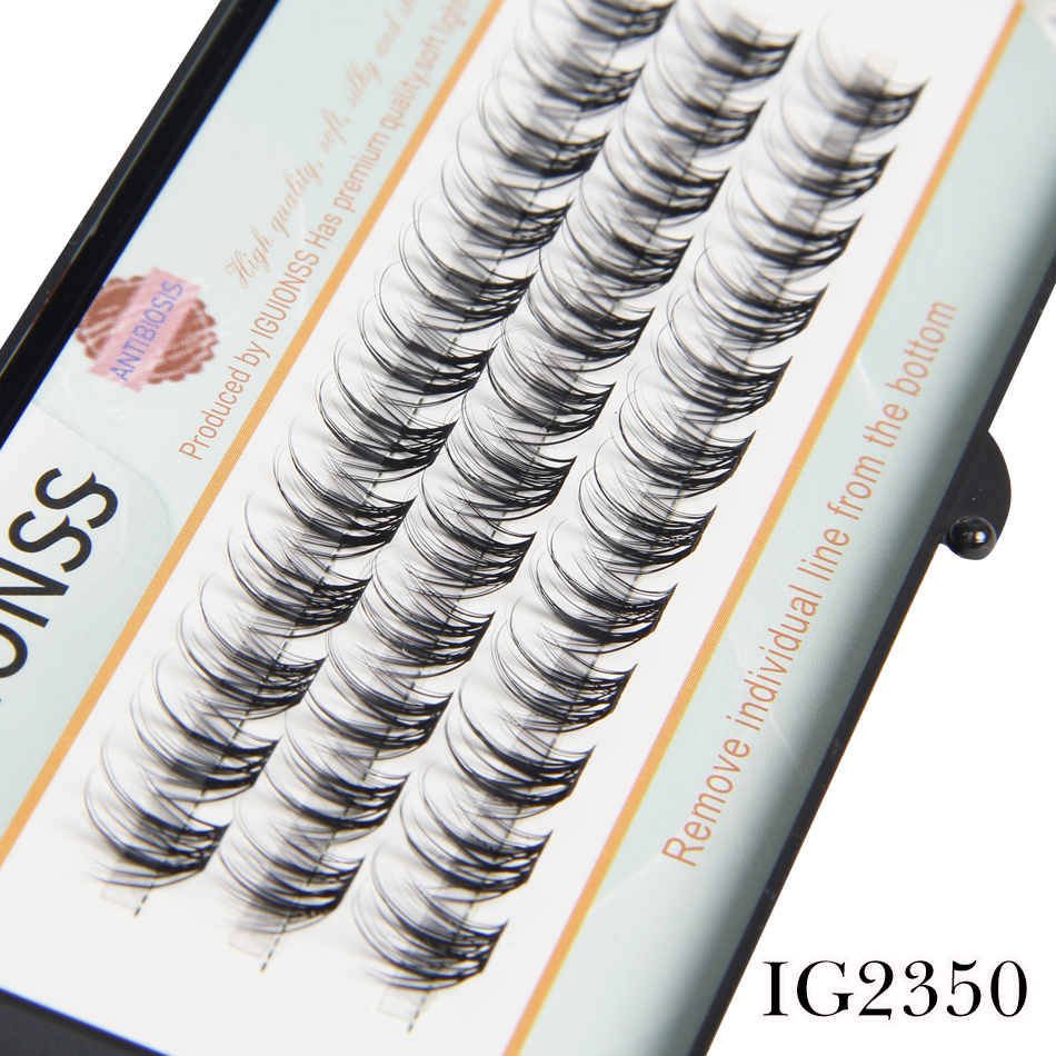 IGUIONSS OEM ODM Segmented Eye - Eyelash Extension Human Hair ulasan dan harga