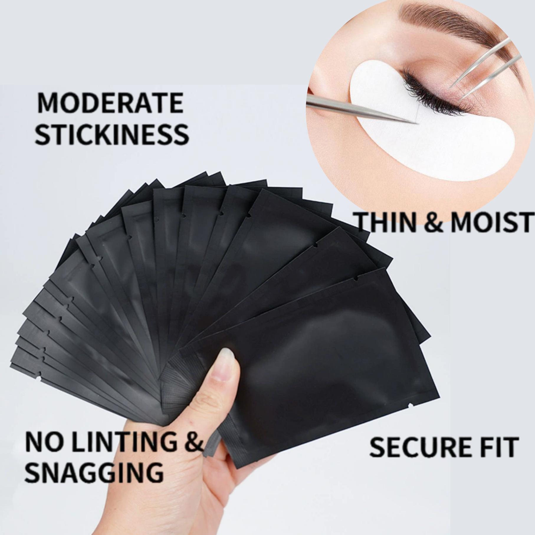 25/50Pairs Padding UV Black Pa - Eyelash Extension Glasses ulasan dan harga