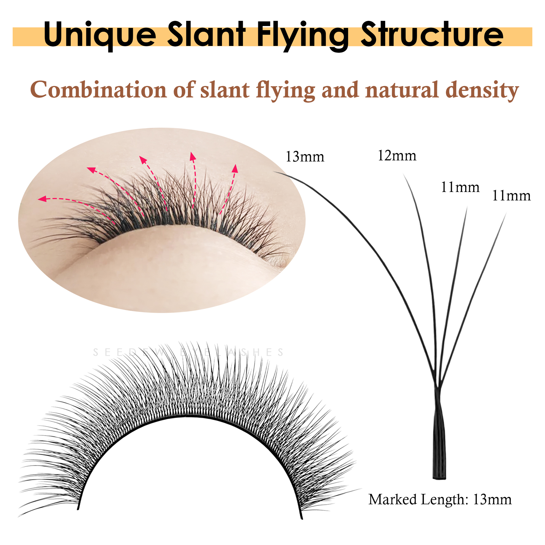SEEDEW Fox 3D 4D Eyelash Exten - Eyelash Extension Fox Eye ulasan dan harga