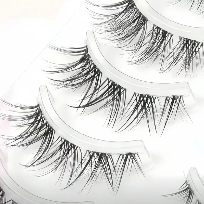 5 pairs Fox Eye False Eyelashe - Eyelash Extension Fox Eye ulasan dan harga