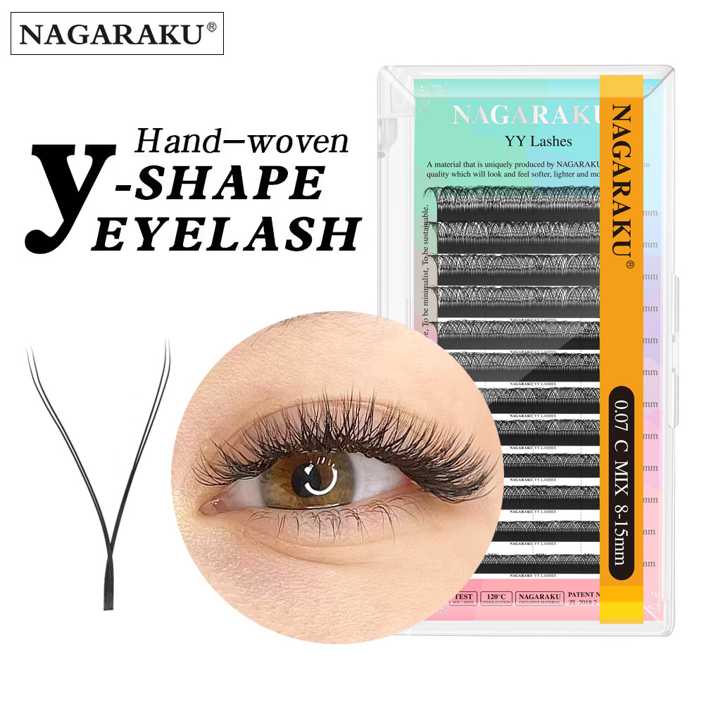 NAGARAKU YY Shape Hand Woven P - Eyelash Extension Human Hair ulasan dan harga