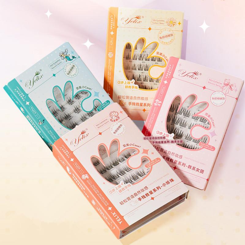 7 Rows Self-Adhesive Eyelashes - Eyelash Extension Individual ulasan dan harga