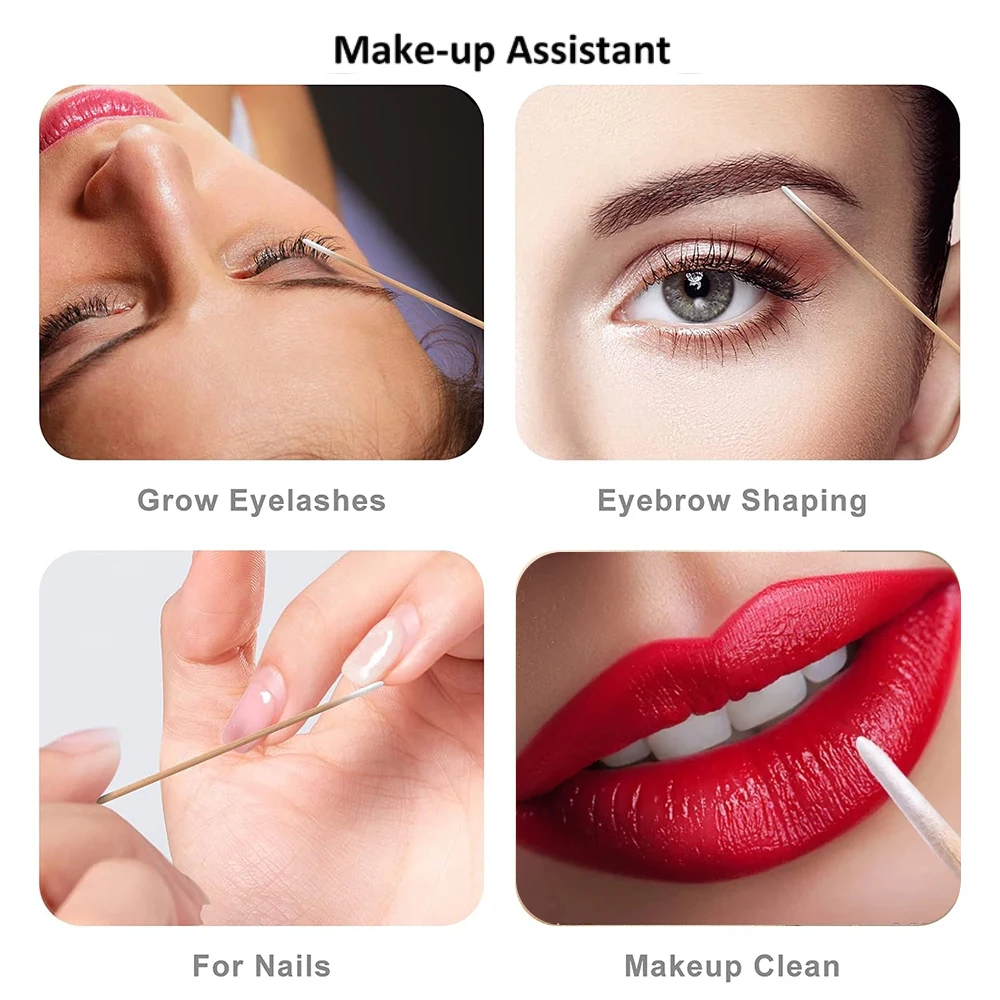 500/100/300pcs Disposable Wood - Eyelash Extension Glue Remover ulasan dan harga