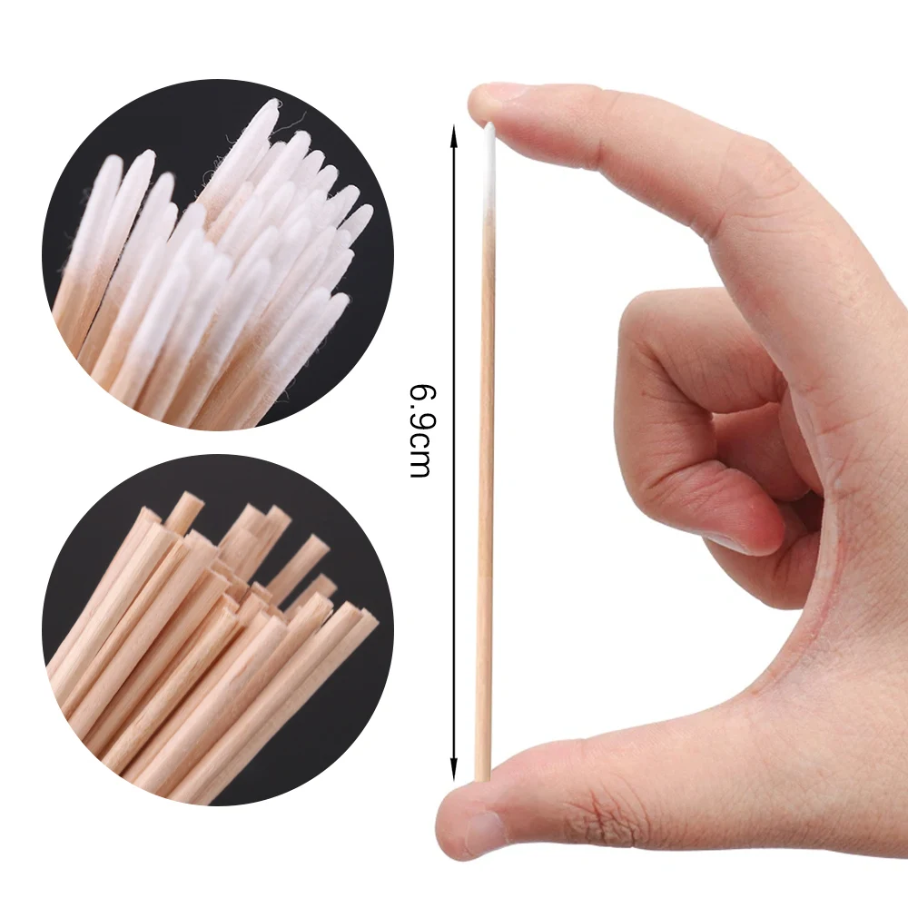 500/100/300pcs Disposable Wood - Eyelash Extension Glue Remover ulasan dan harga