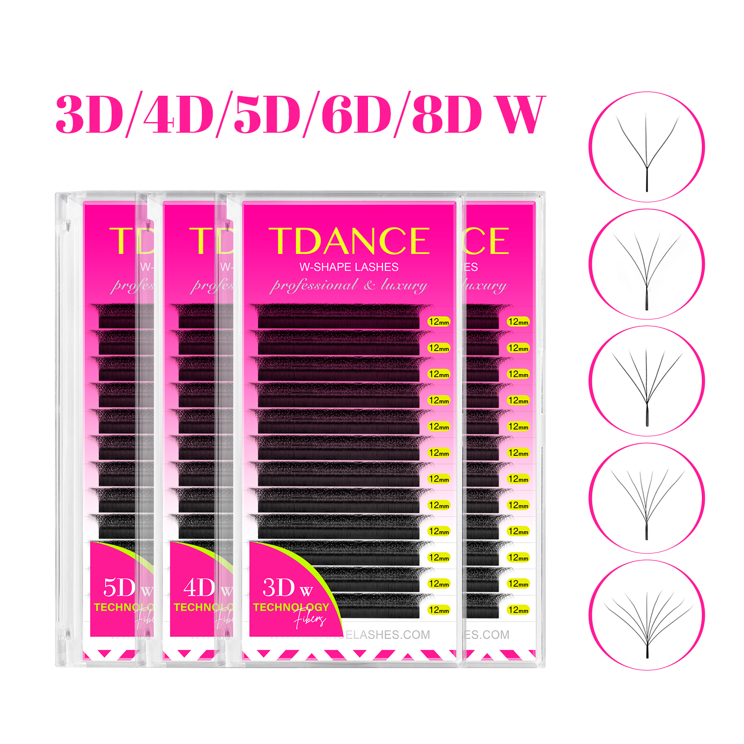 TDANCE 3D 4D 5D 6D Premade Fan - Eyelash Extension Human Hair ulasan dan harga