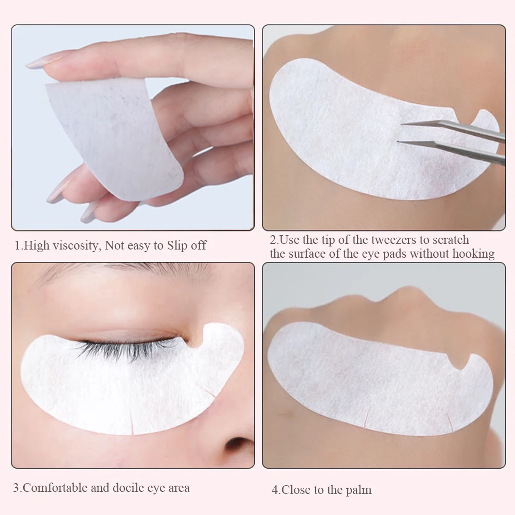 50/100PCS U Shape Eyelash Pads - Eyelash Extension Glasses ulasan dan harga