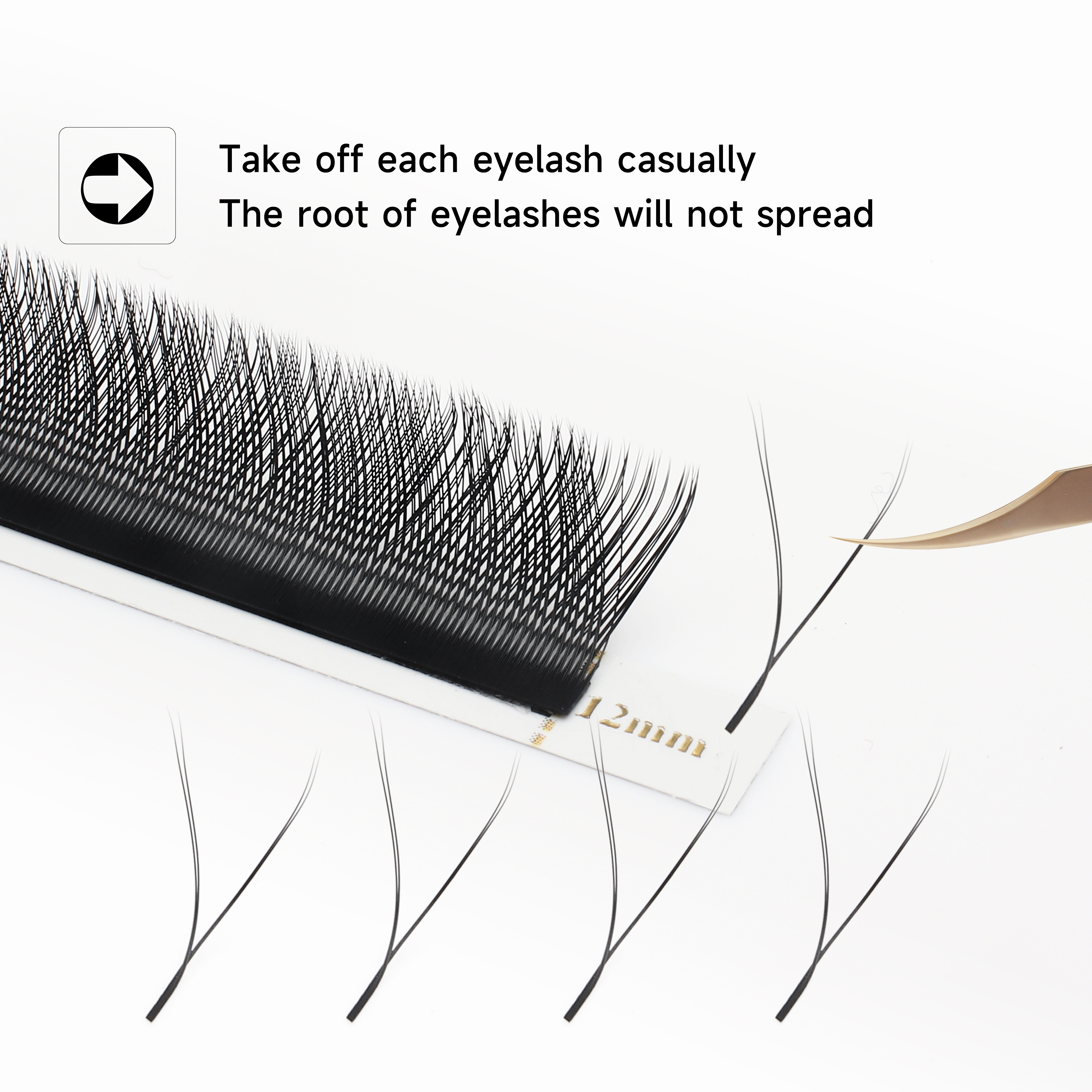 XIUSUZAKI W Shaped Bloom 2D 3D - Eyelash Extension Human Hair ulasan dan harga