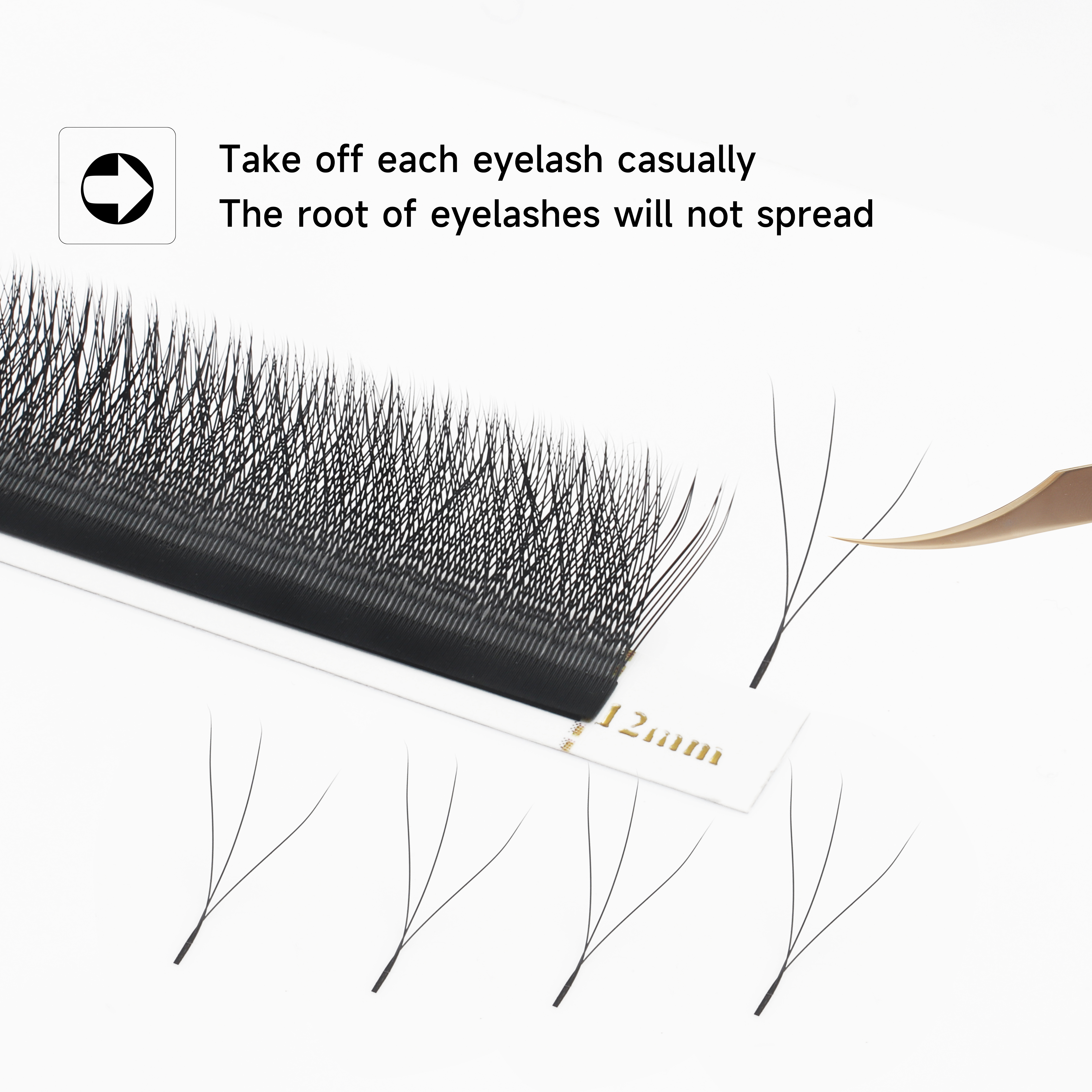 XIUSUZAKI W Shaped Bloom 2D 3D - Eyelash Extension Human Hair ulasan dan harga