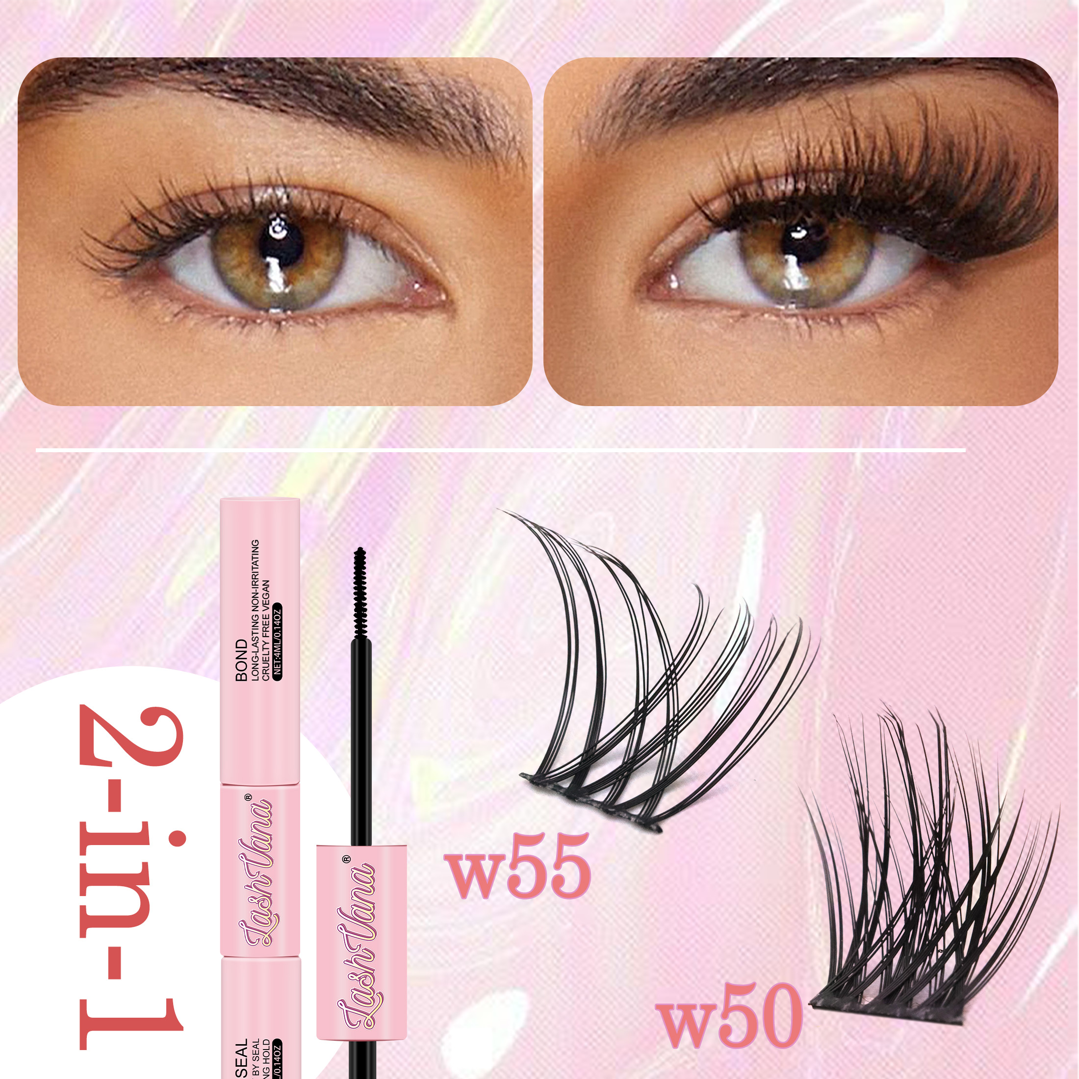 DIY Makeup Set 120 Bunches Las - Eyelash Extension Glue Remover ulasan dan harga