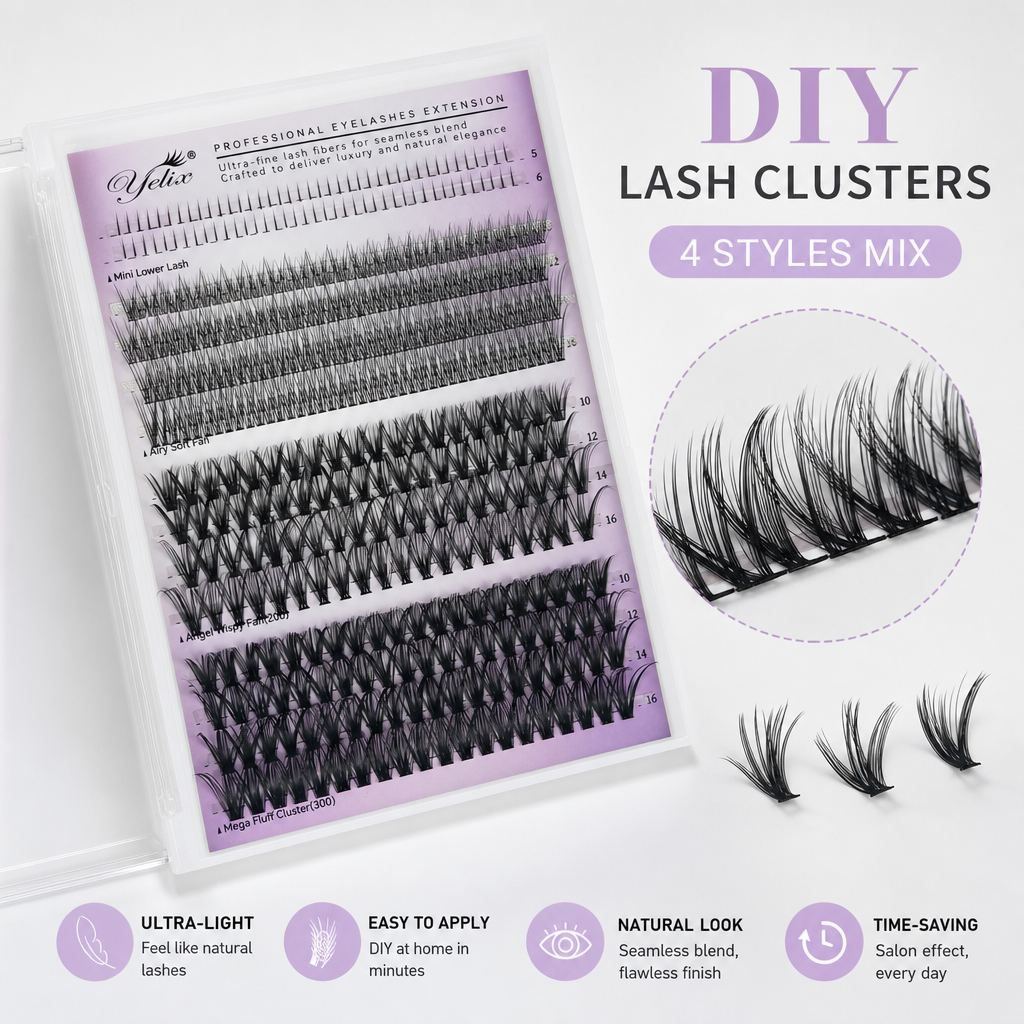 Yelix DIY Clusters Lashes Big  - Eyelash Extension Volume ulasan dan harga