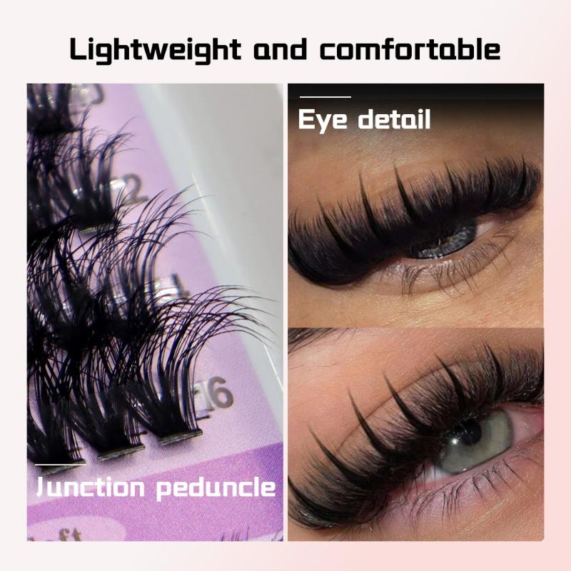 14 Rows Lash Clusters Spikes E - Eyelash Extension Individual ulasan dan harga