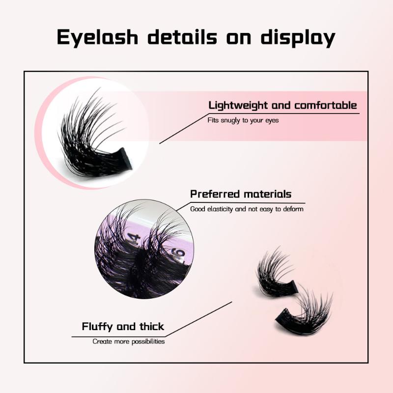 14 Rows Lash Clusters Spikes E - Eyelash Extension Individual ulasan dan harga
