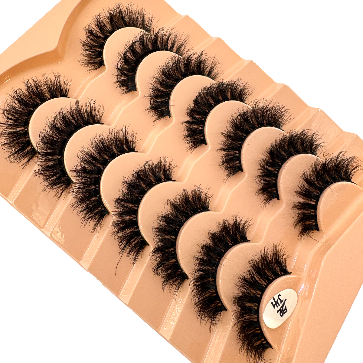 7 Pairs Faux Mink Lashes Fluff - Eyelash Extension Fox Eye ulasan dan harga