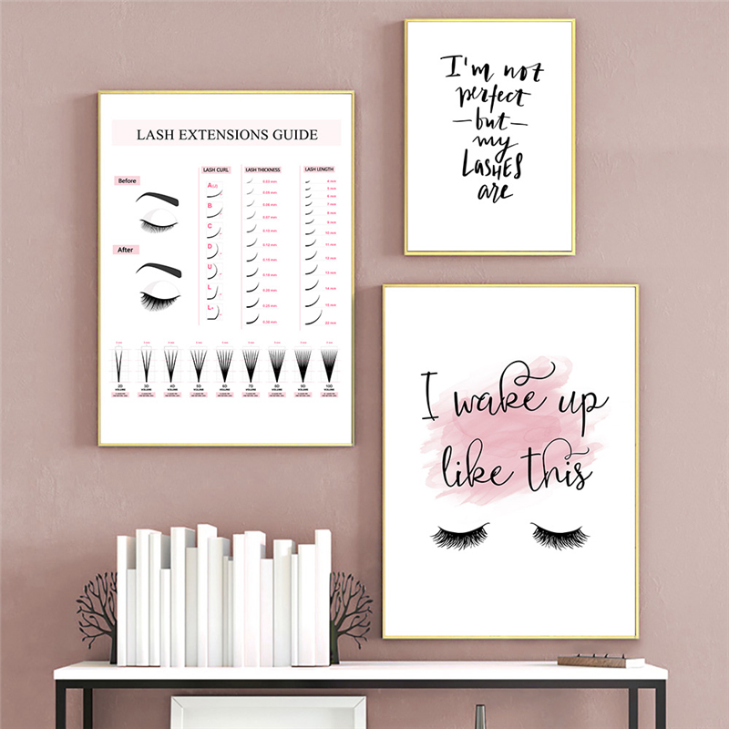 Lash Extensions Guide Poster M - Eyelash Extension Quotes ulasan dan harga