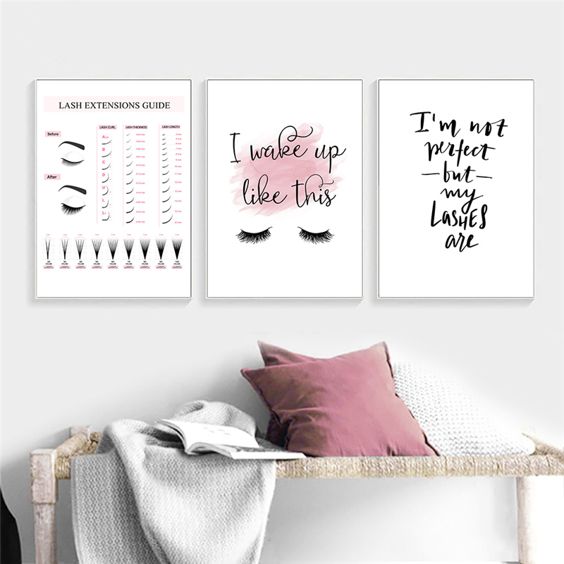 Lash Extensions Guide Poster M - Eyelash Extension Quotes ulasan dan harga