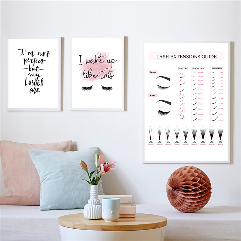 Lash Extensions Guide Poster M - Eyelash Extension Quotes ulasan dan harga