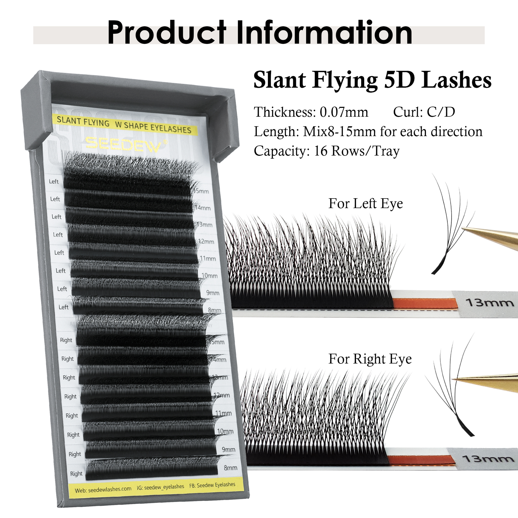 SEEDEW Fox 5D Eyelash Extensio - Eyelash Extension Fox Eye ulasan dan harga