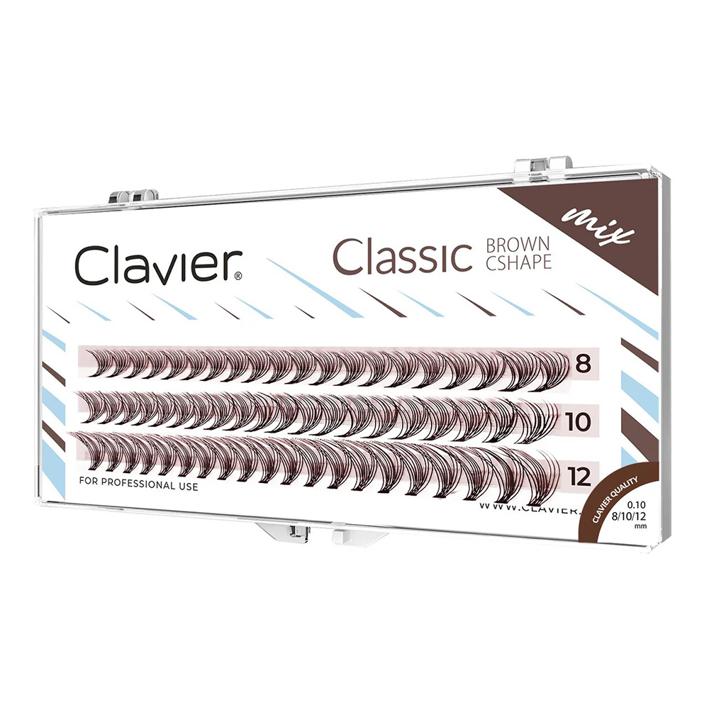 Clavier Classic Brown Eyelashe - Eyelash Extension Natural Classic ulasan dan harga