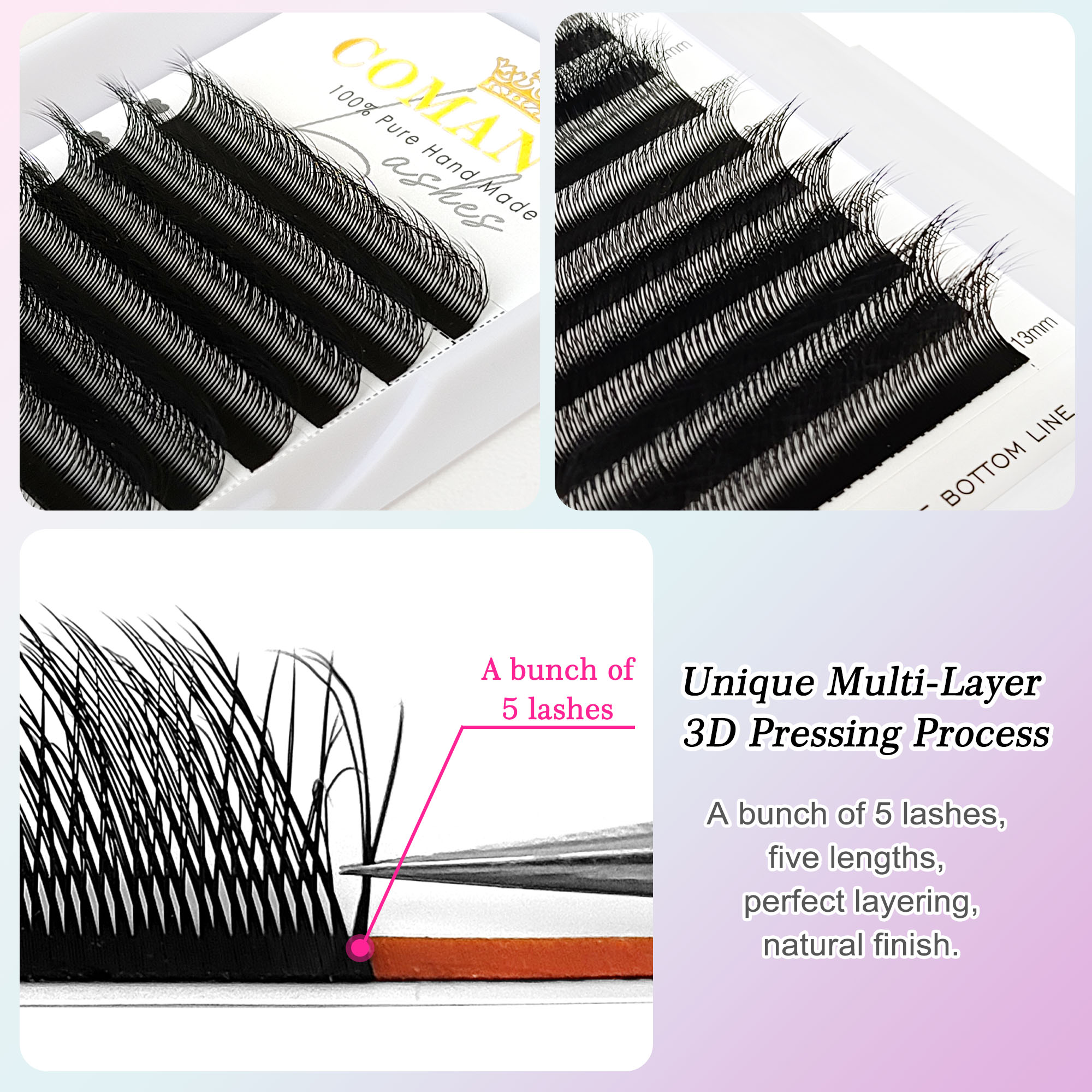 CoMango Fox 5D YY Shaped Eye L - Eyelash Extension Fox Eye ulasan dan harga