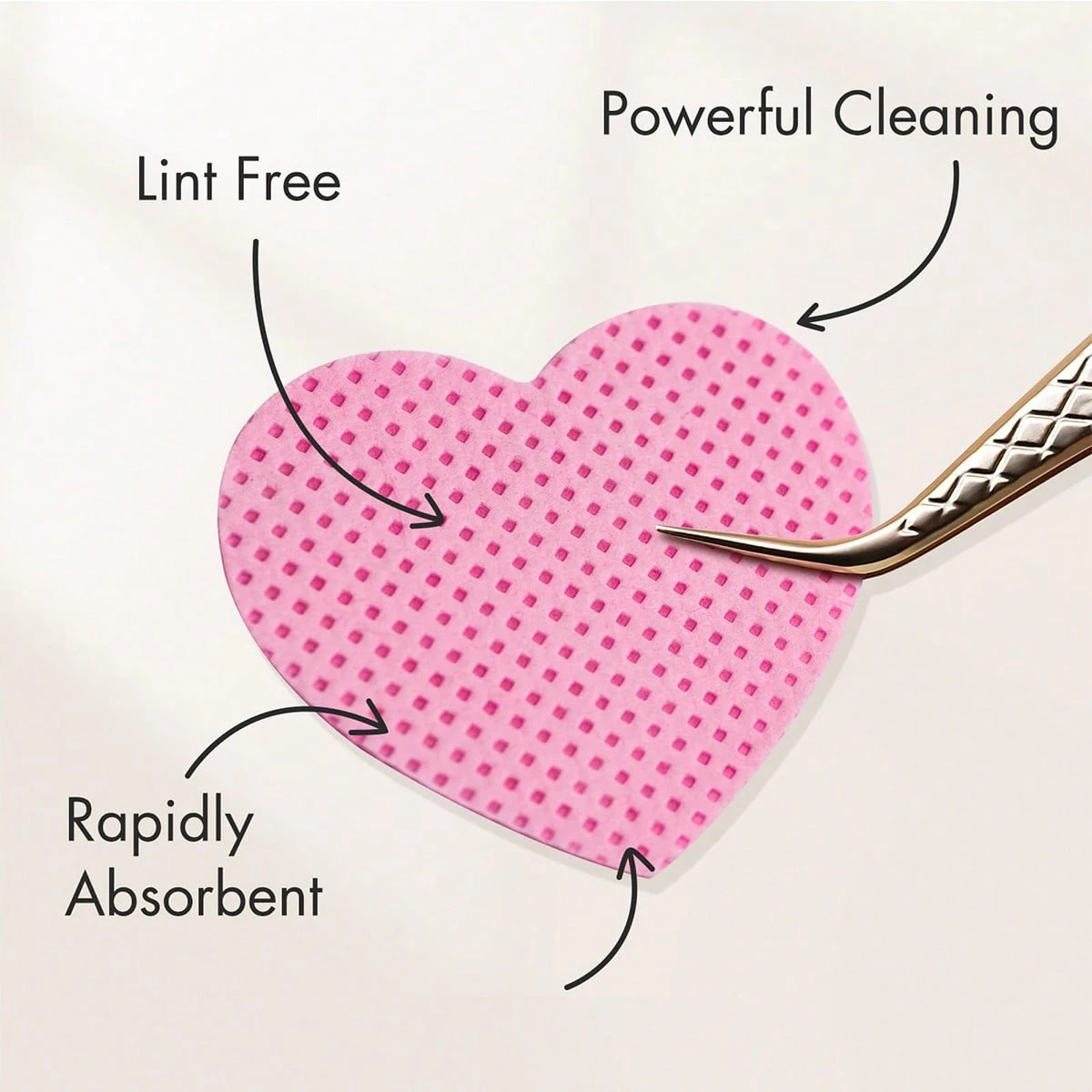 LINMANDA 200 Pieces of Lint-Fr - Eyelash Extension Glue Remover ulasan dan harga
