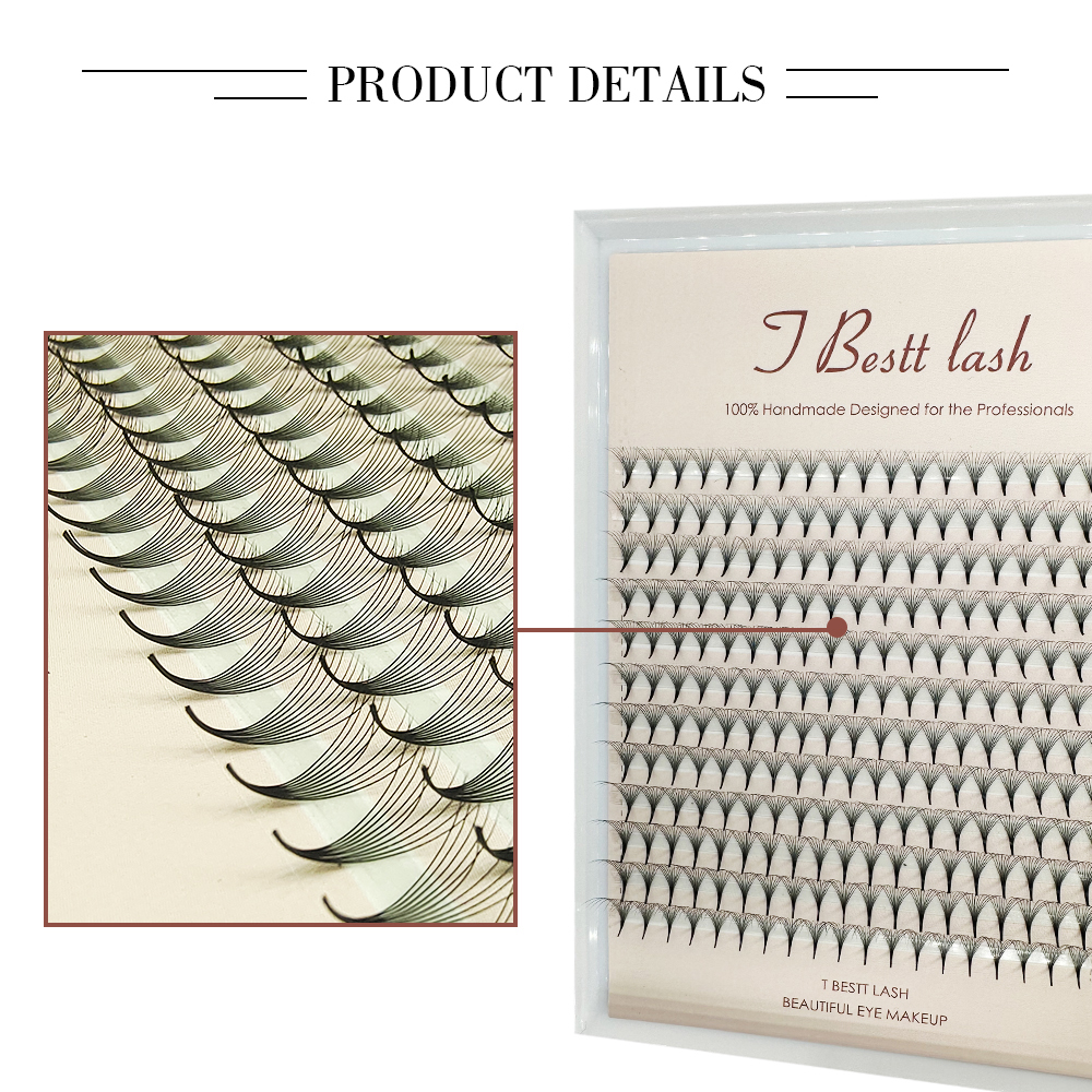 TBestt 5D/6D/8D/10D Premade Fa - Eyelash Extension Human Hair ulasan dan harga