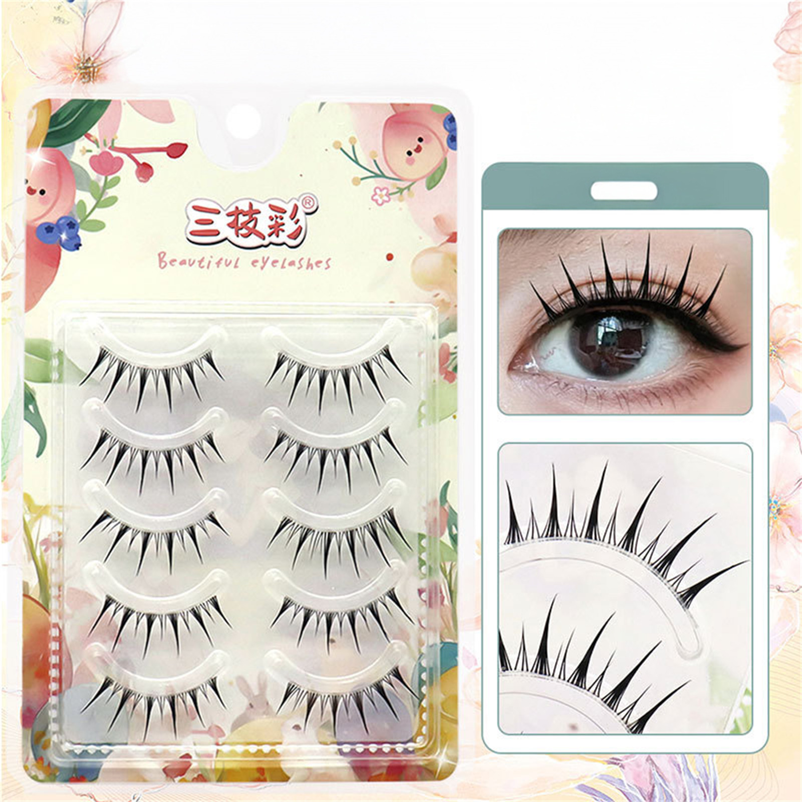 5 Pairs Japanese Korean Style  - Eyelash Extension Japanese Style ulasan dan harga