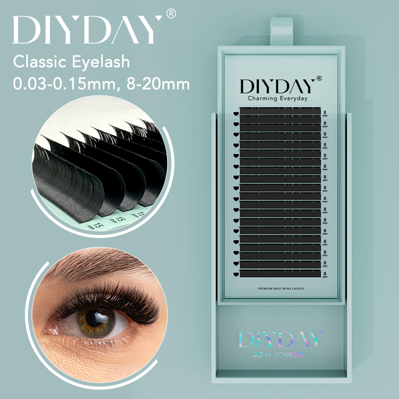 DIYDAY 16Rows Mink Lashes Indi - Eyelash Extension Natural Classic ulasan dan harga