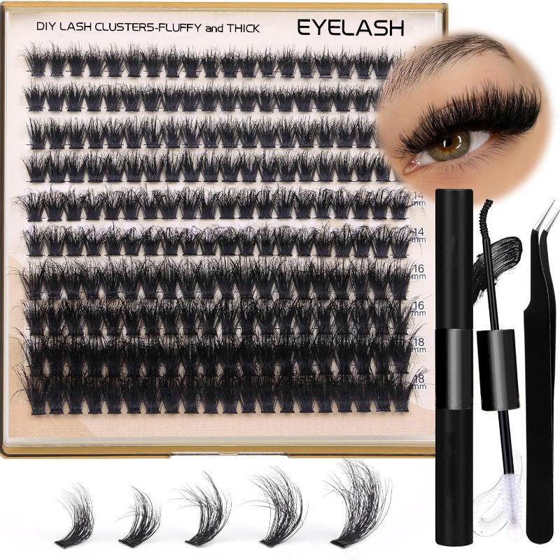 New Fluffy Thick Lash Clusters - Eyelash Extension Individual ulasan dan harga