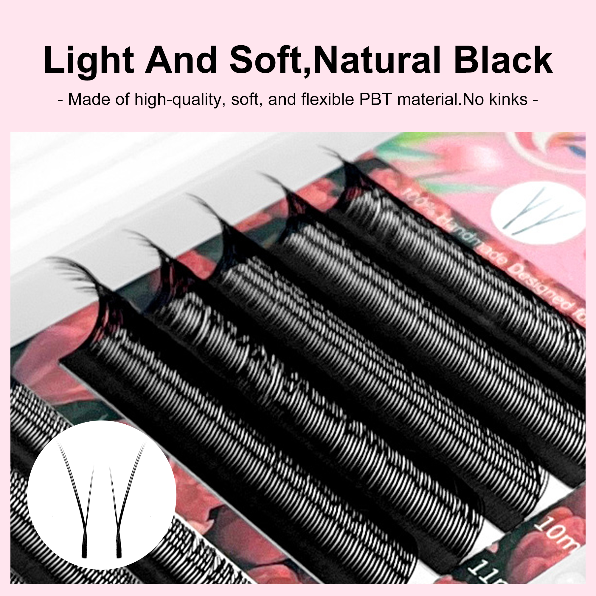 LAKANAKU YY Shape Black Fox Ey - Eyelash Extension Fox Eye ulasan dan harga