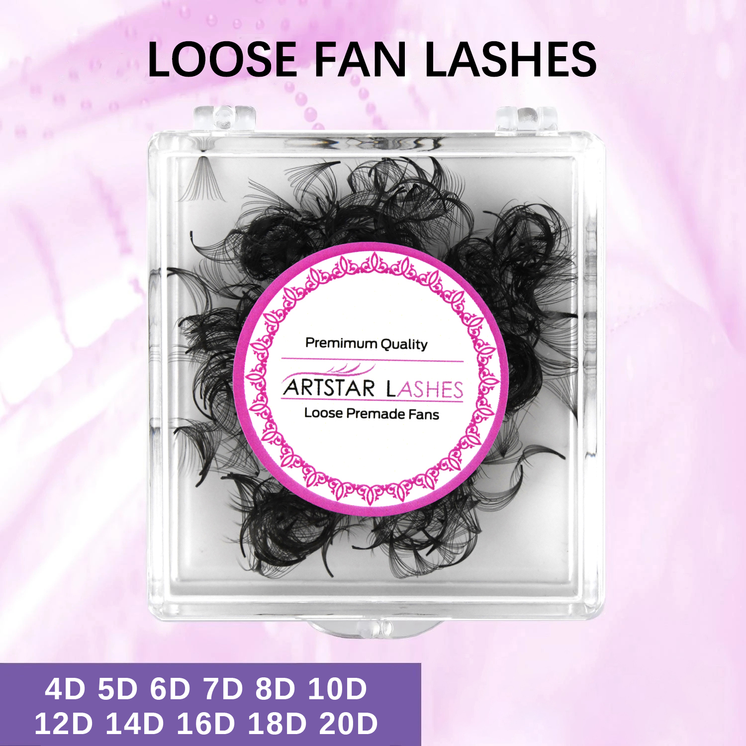 ARTSTAR 500 Fans Loose Fan Eye - Eyelash Extension Human Hair ulasan dan harga