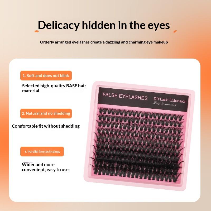 New 10Row 140 Clusters Fluffy  - Eyelash Extension Individual ulasan dan harga