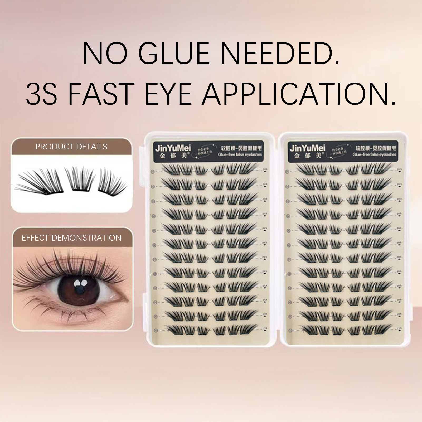 DIY False Eyelashes Book Fox-e - Eyelash Extension Fox Eye ulasan dan harga