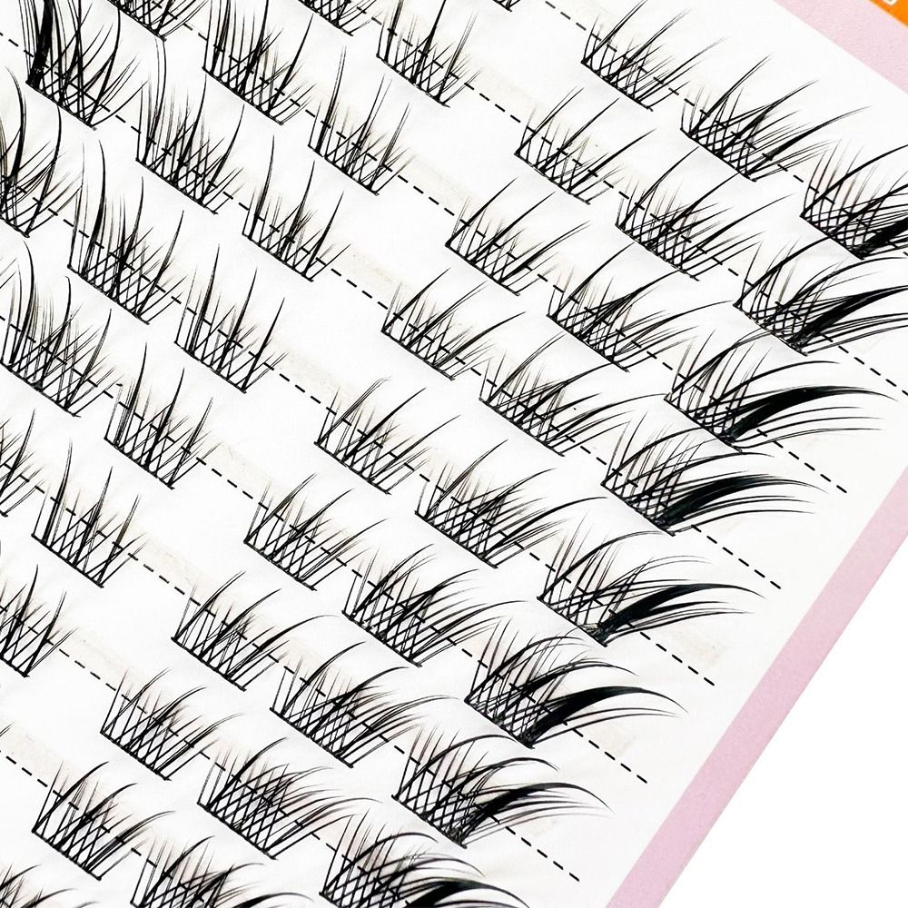 3D Cat Eye Clusters Lashes Nat - Eyelash Extension Fox Eye ulasan dan harga