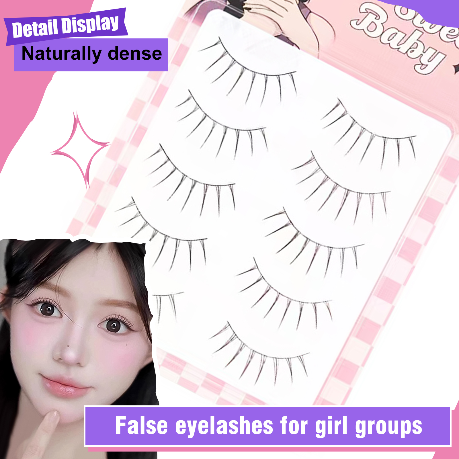 One Piece False Eyelashes Japa - Eyelash Extension Japanese Style ulasan dan harga