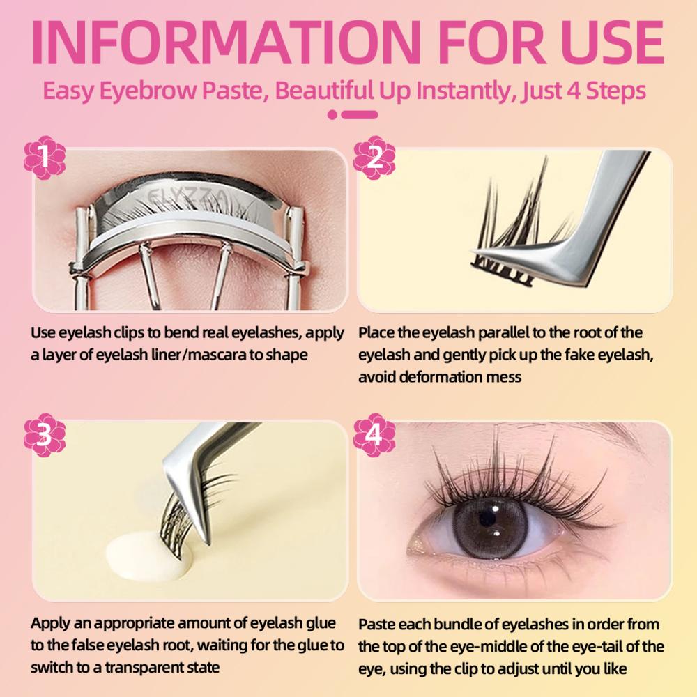 5 Pairs Natural False Eyelashe - Eyelash Extension Japanese Style ulasan dan harga