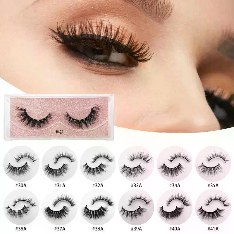 Eyelashes 3D Mink Lashes Natur - Eyelash Extension Volume ulasan dan harga