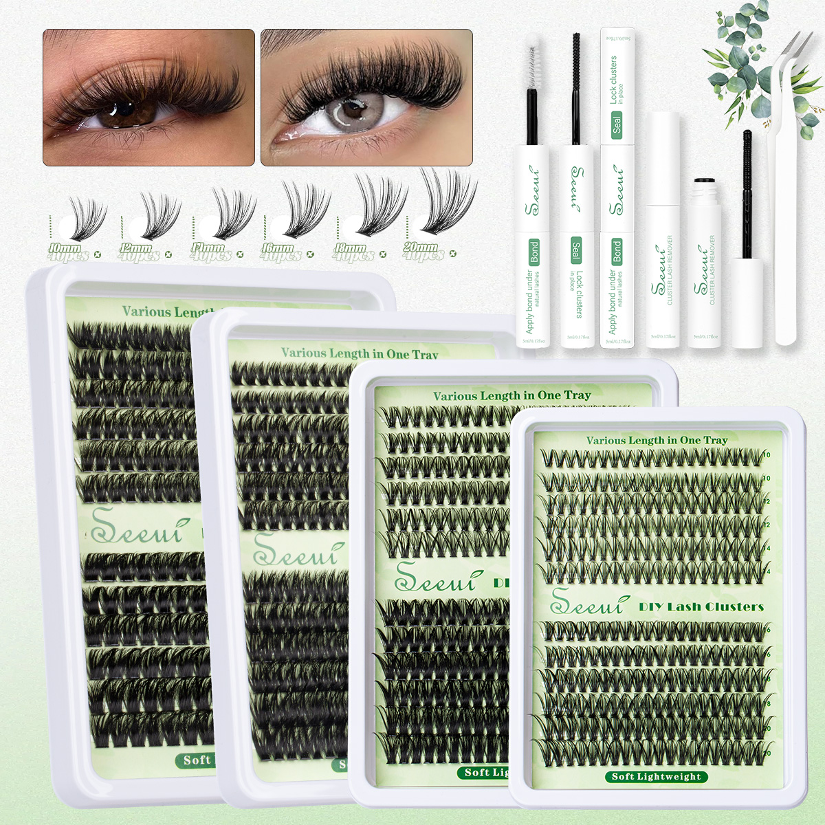 Cluster Lashes Kit Individual  - Eyelash Extension Volume ulasan dan harga